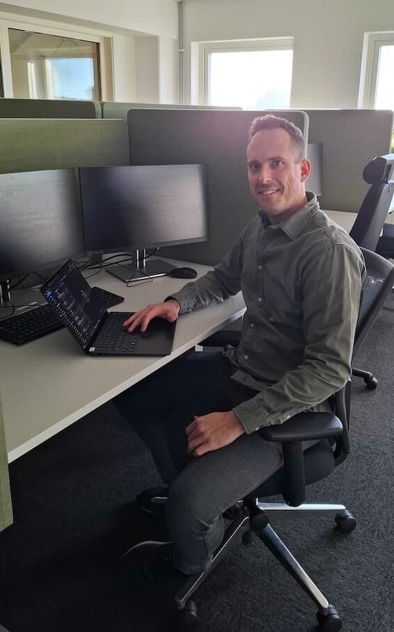 Porträtt av Glimbit Software Developer Andrée Carlsson (Software Developer)